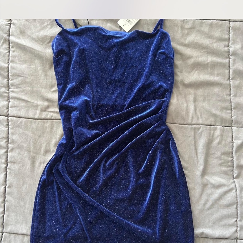 Windsor Sparkling Blue Mini Dress